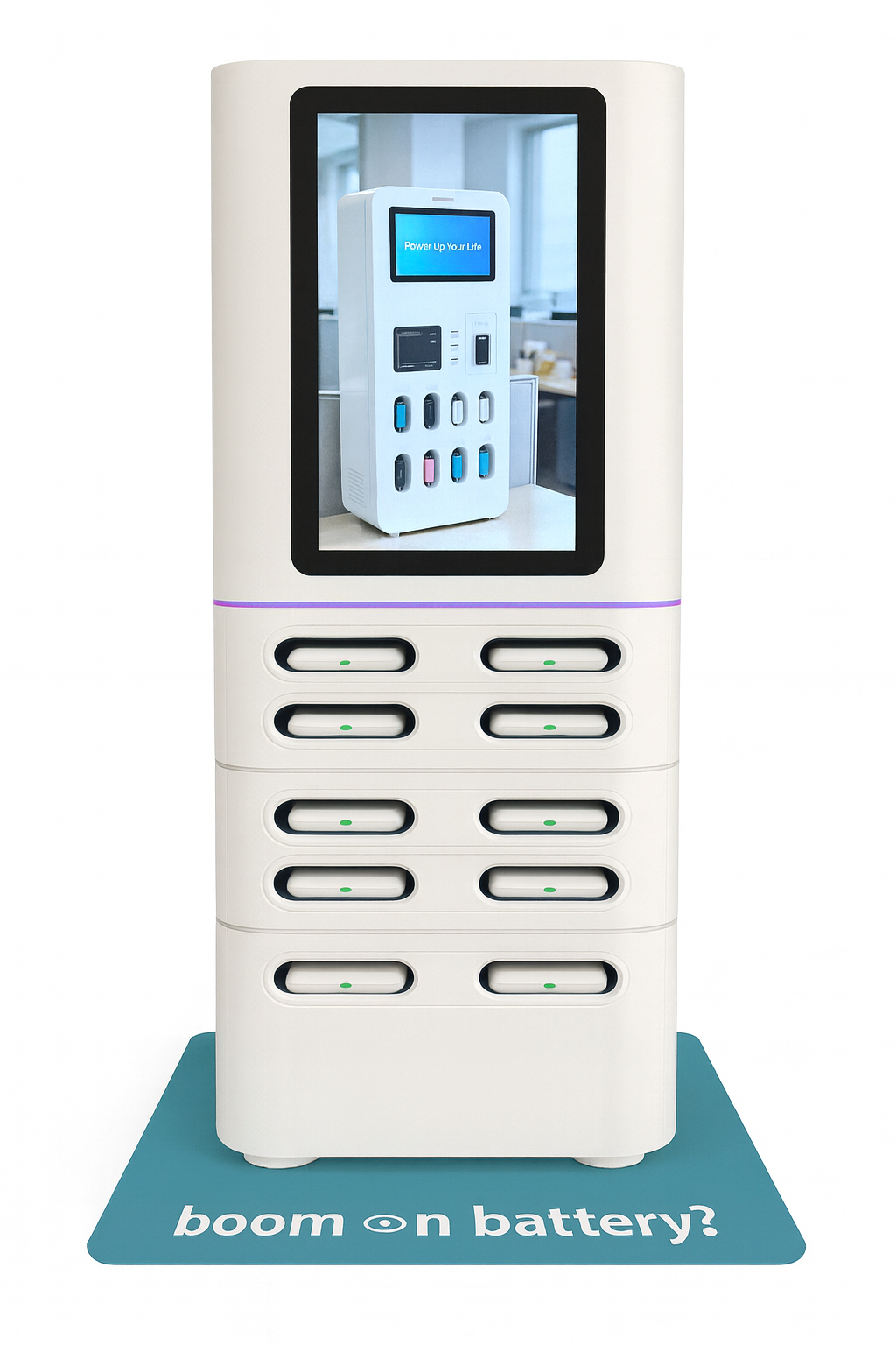 Bloom Smart Bloom Smart Power Bank Rental Station with Digital Advertising Screen ...